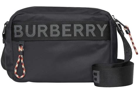 burberry econyl logo crossbody black